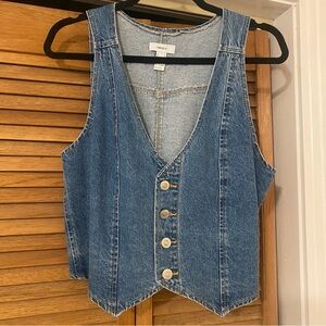Forever 21 Demin Vest - Size M